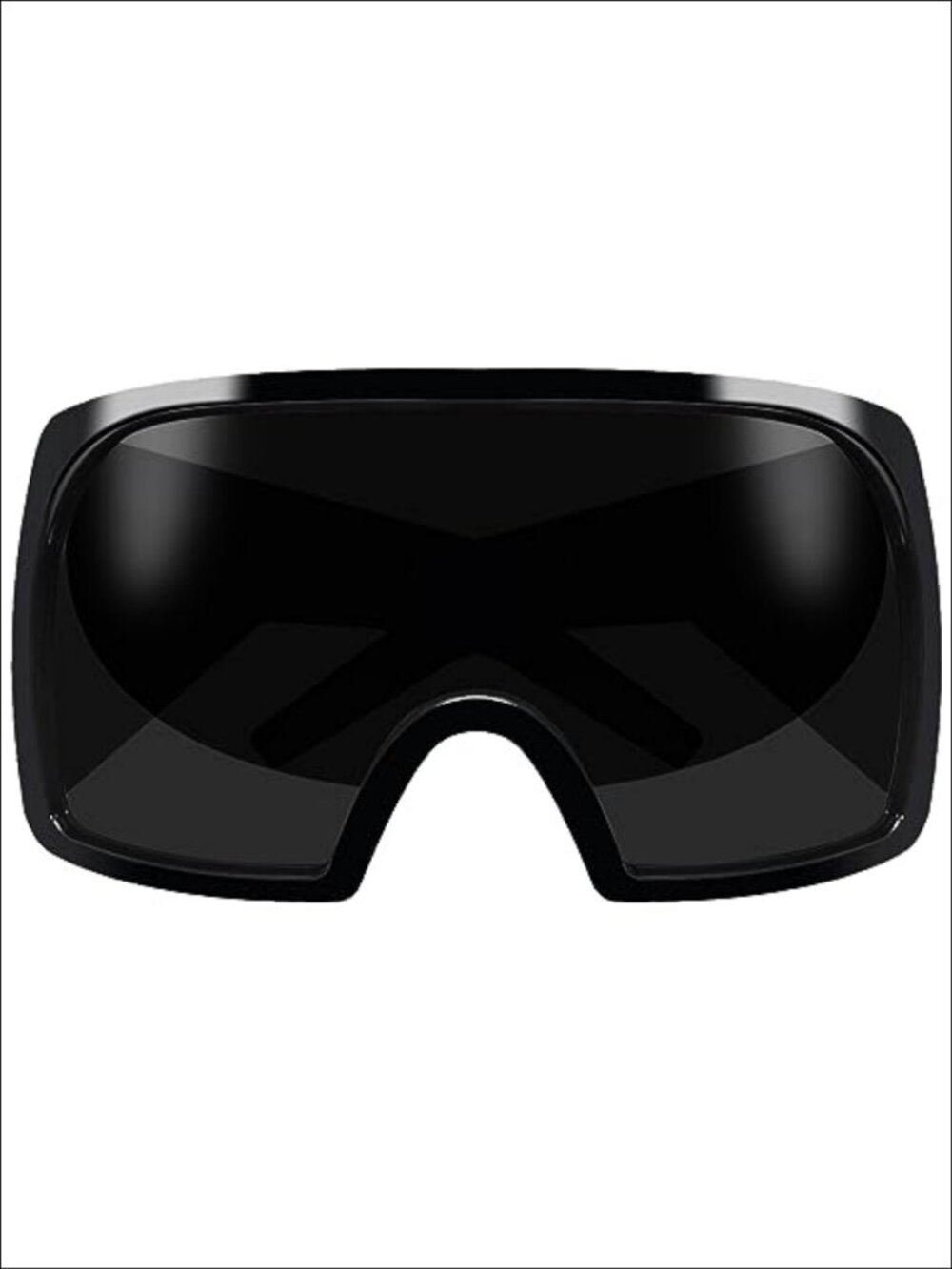 Oversized Futuristic Wrap Around Shield Sunglasses UV Protection